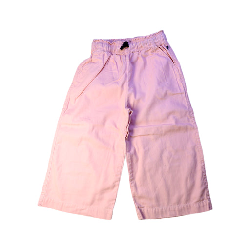 A Peach Casual Pants from Petit Bateau in size 6T for girl. (Front View)