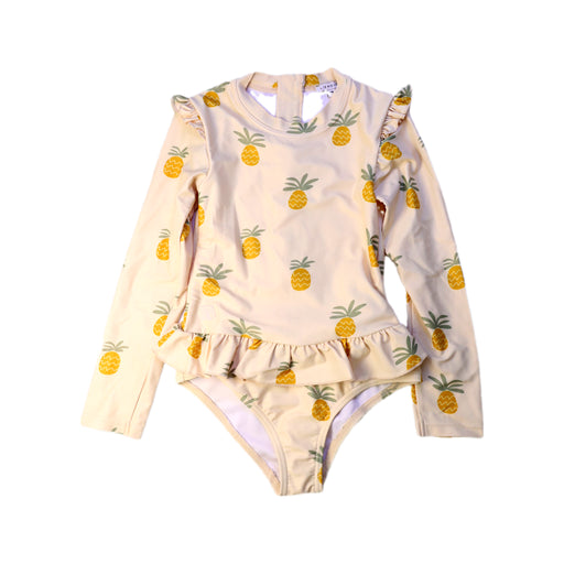 A Beige Rash Guards from Liewood in size 6T for girl. (Front View)