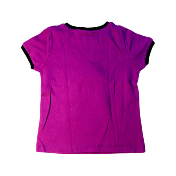 A Purple Short Sleeve T Shirts from Sonia Rykiel in size 6T for girl. (Back View)