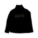 A Black Buttoned Sweatshirts from Zadig & Voltaire in size 6T for girl. (Front View)
