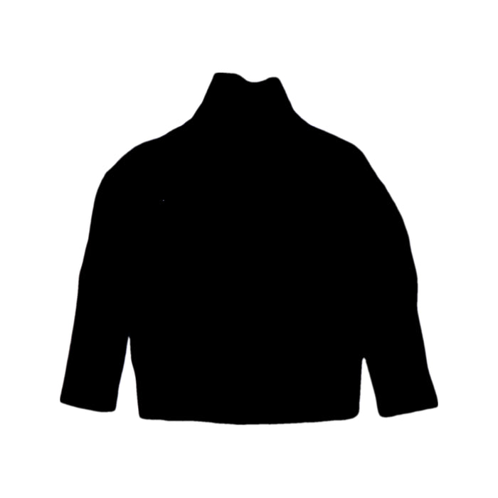 A Black Buttoned Sweatshirts from Zadig & Voltaire in size 6T for girl. (Back View)