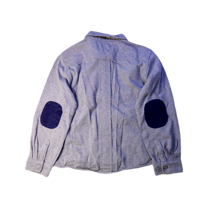 A Grey Long Sleeve Shirts from Château de Sable in size 6T for boy. (Back View)