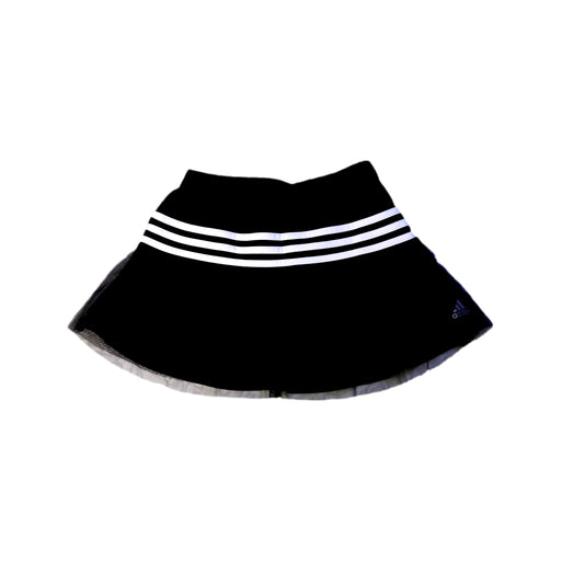 A Black Skorts from Adidas in size 14Y for girl. (Front View)