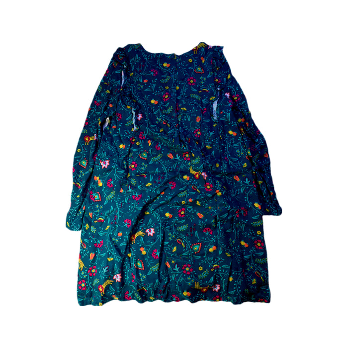 A Teal Long Sleeve Dresses from DPAM in size 10Y for girl. (Back View)