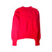 A Pink Buttoned Sweatshirts from J.Crew in size 12Y for girl. (Back View)