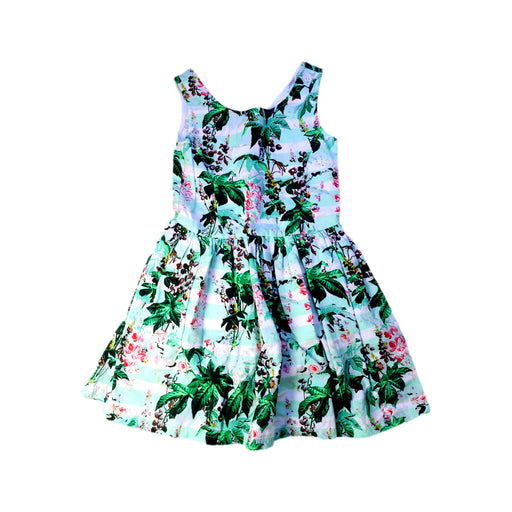A Green Sleeveless Dresses from Gingersnaps in size 12Y for girl. (Front View)