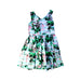 A Green Sleeveless Dresses from Gingersnaps in size 12Y for girl. (Back View)