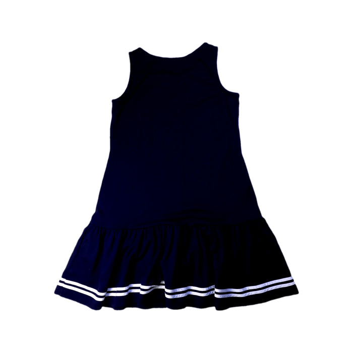 A Navy Sleeveless Dresses from Polo Ralph Lauren in size 8Y for girl. (Back View)