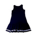 A Navy Sleeveless Dresses from Polo Ralph Lauren in size 8Y for girl. (Back View)