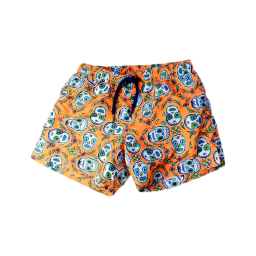 A Orange Swim Shorts from Sunuva in size 5T for girl. (Front View)