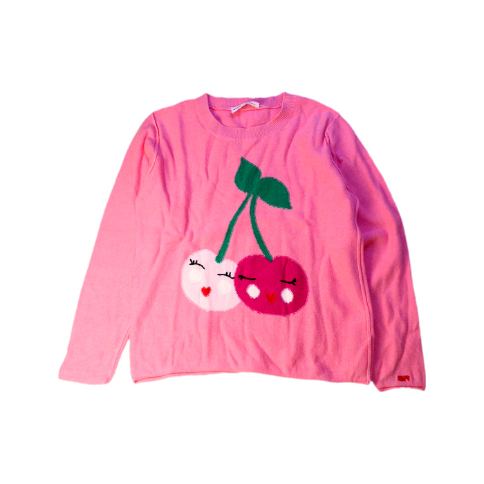 A Pink Knit Sweaters from Sonia Rykiel in size 8Y for girl. (Front View)