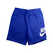A Blue Shorts from Nike in size 6T for boy. (Front View)