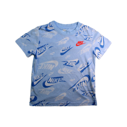 A Blue Short Sleeve T Shirts from Nike in size 6T for boy. (Front View)