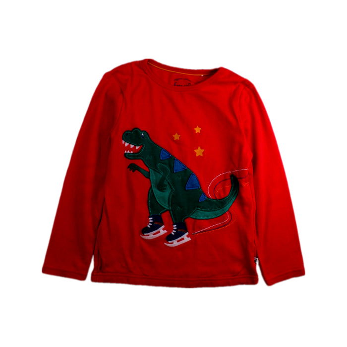 A Red Pyjama Sets from Frugi in size 6T for boy. (Front View)