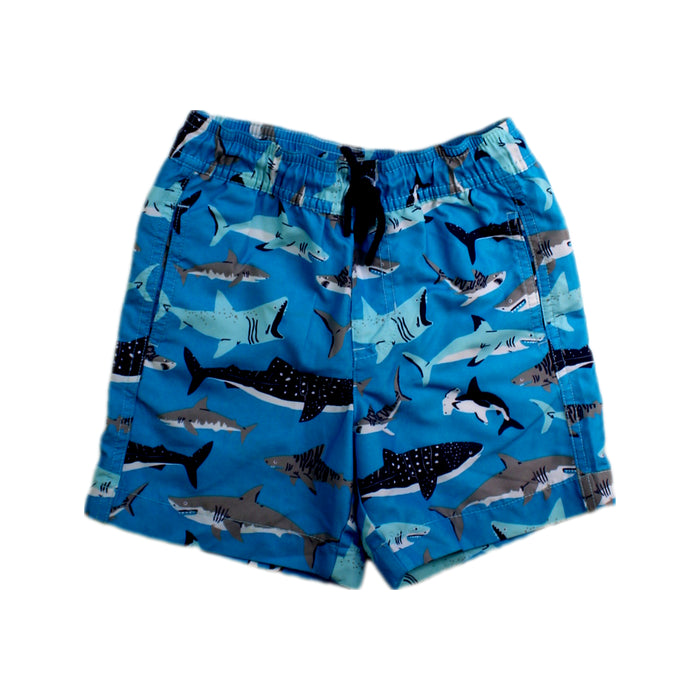 A Blue Swim Shorts from Hatley in size 3T for boy. (Front View)