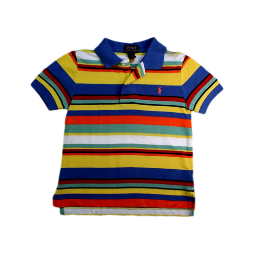 A Multicolour Short Sleeve Polos from Polo Ralph Lauren in size 4T for boy. (Front View)