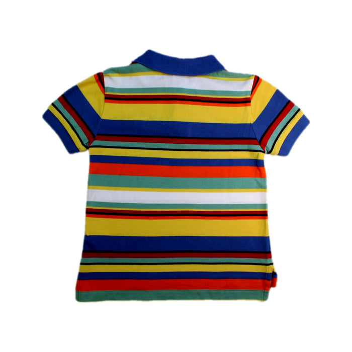 A Multicolour Short Sleeve Polos from Polo Ralph Lauren in size 4T for boy. (Back View)