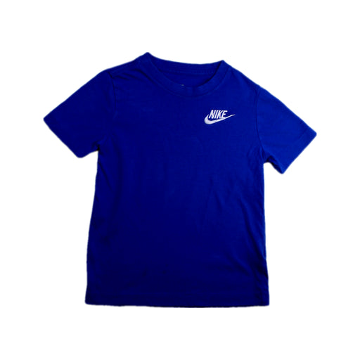 A Blue Short Sleeve T Shirts from Nike in size 4T for boy. (Front View)