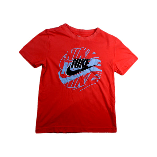 A Red Short Sleeve T Shirts from Nike in size 6T for boy. (Front View)