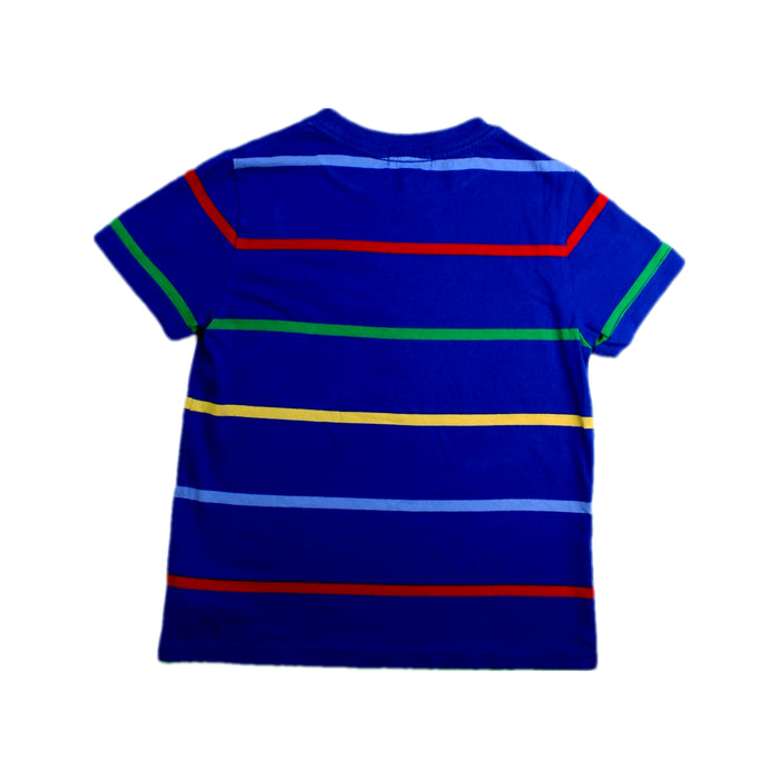 A Blue Short Sleeve T Shirts from Polo Ralph Lauren in size 6T for boy. (Back View)