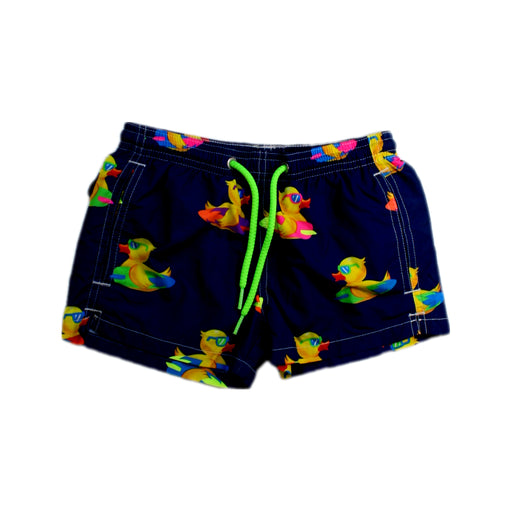 A Navy Swim Shorts from MC2 Saint Barth in size 4T for boy. (Front View)