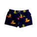 A Navy Swim Shorts from MC2 Saint Barth in size 4T for boy. (Back View)
