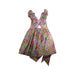 A Multicolour Short Sleeve Dresses from Jacadi in size 8Y for girl. (Back View)