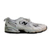 A White Sneakers from New Balance in size 6T for neutral. (Front View)