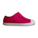 A Pink Slip Ons from Native Shoes in size 6T for girl. (Front View)