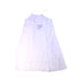 A White Sleeveless Dresses from Ralph Lauren in size 4T for girl. (Back View)