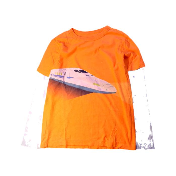 A Orange Long Sleeve T Shirts from Tea in size 8Y for boy. (Front View)