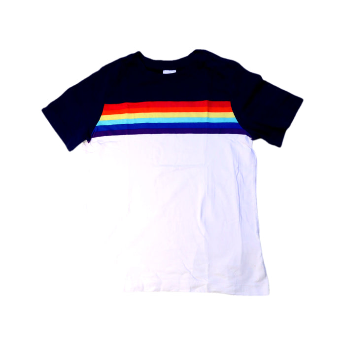 A Blue Short Sleeve T Shirts from Hanna Andersson in size 8Y for girl. (Front View)