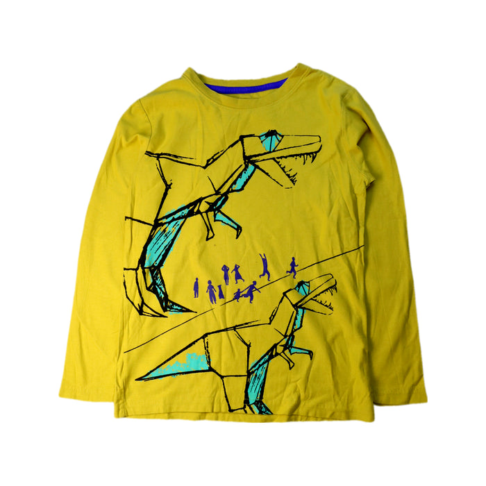 A Yellow Short Sleeve T Shirts from Tea in size 8Y for boy. (Front View)