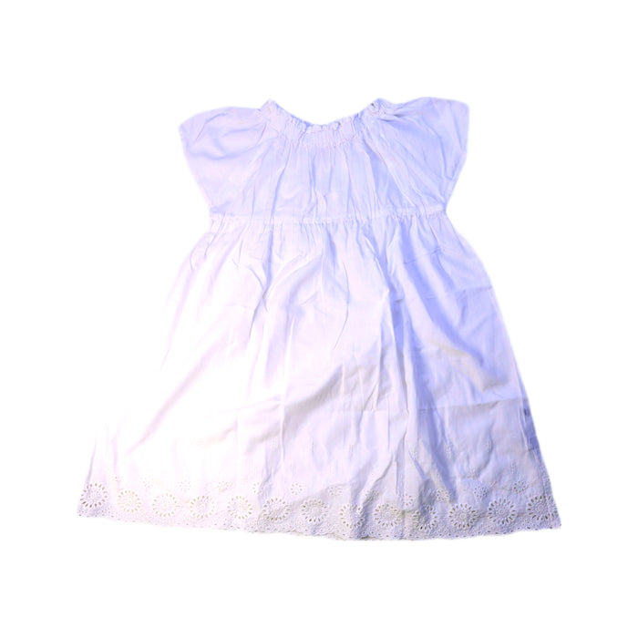 A White Sleeveless Dresses from FITH in size 5T for girl. (Front View)