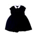 A Navy Short Sleeve Dresses from Polo Ralph Lauren in size 4T for girl. (Front View)