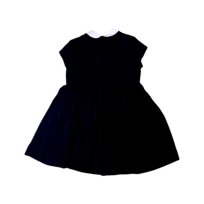 A Navy Short Sleeve Dresses from Polo Ralph Lauren in size 4T for girl. (Back View)