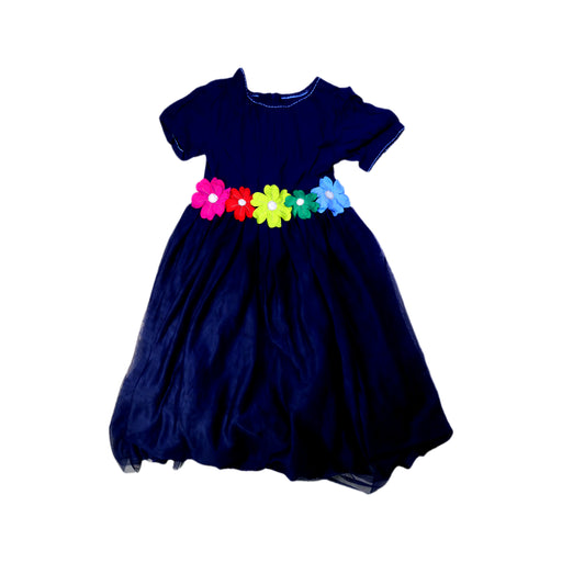 A Navy Short Sleeve Dresses from Boden in size 9Y for girl. (Front View)