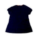 A Navy Short Sleeve Dresses from Familiar in size 4T for girl. (Back View)