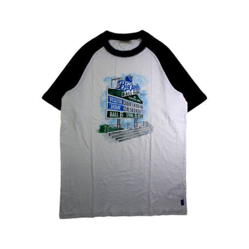 A White Short Sleeve T Shirts from Scotch & Soda in size 14Y for boy. (Front View)