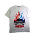 A White Short Sleeve T Shirts from Finger in the Nose in size 14Y for boy. (Front View)