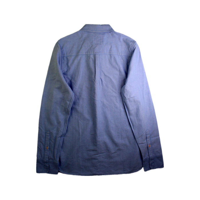 A Blue Long Sleeve Shirts from Boden in size 13Y for boy. (Back View)
