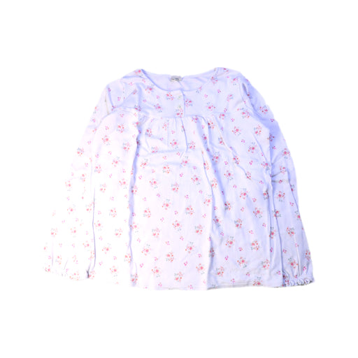 A White Pyjama Sets from Petit Bateau in size 12Y for girl. (Front View)