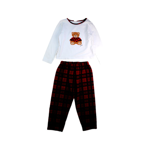 A Red Pants Sets from Patachou in size 5T for boy. (Front View)