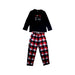 A Black Pyjama Sets from Mayoral in size 5T for boy. (Front View)