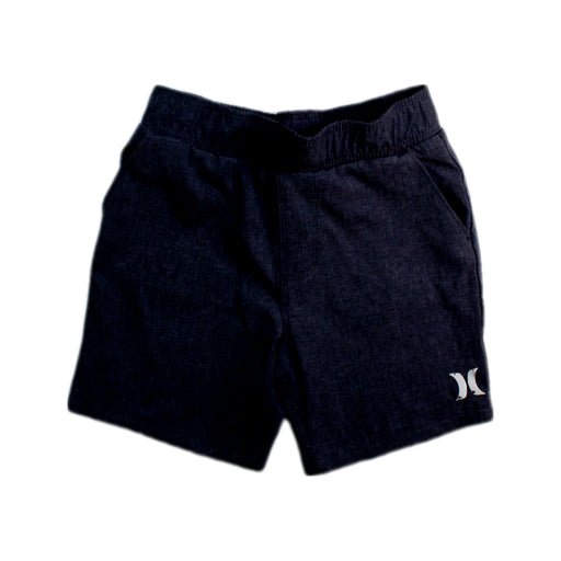 A Navy Shorts from Hurley in size 4T for boy. (Front View)