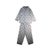 A White Pyjama Sets from Petite Plume in size 5T for boy. (Back View)