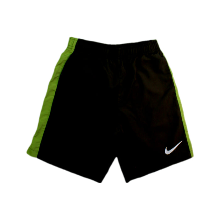 A Black Shorts from Nike in size 6T for boy. (Front View)