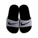 A Black Slippers from Nike in size 3T for boy. (Back View)