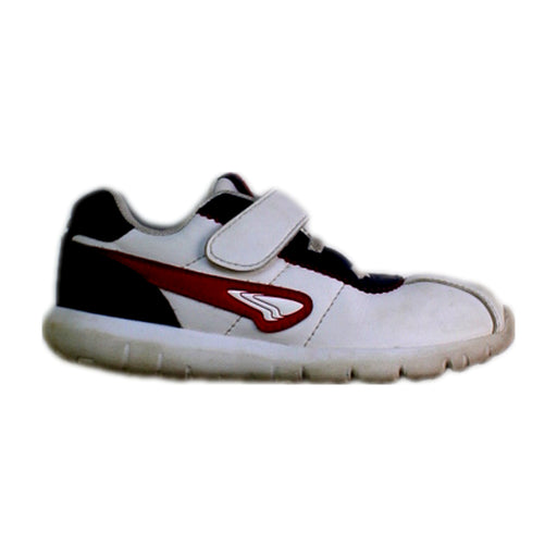 A White Sneakers from Dr. Kong in size 5T for boy. (Front View)