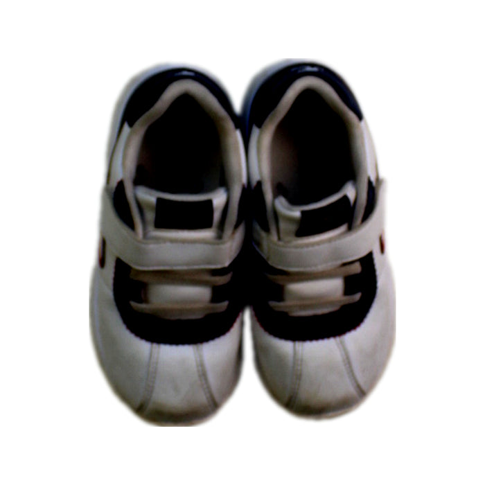 A White Sneakers from Dr. Kong in size 5T for boy. (Back View)